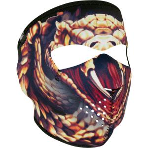 wnfm475-motorcycle-facial-balaclava-zan-headgear-snake-orange-black-one-size