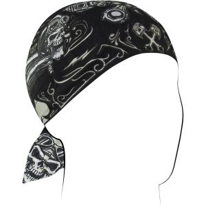 z712-cotton-bandana-zan-headgear-flydanna-biker-skull-black-one-size