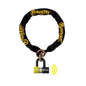 c2axtr120lauv-motorcycle-chain-lock-auvray-lasso-d-13-5-l-120-sra-new-yellow-black-one-size