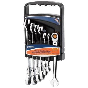1051164-ratchet-combination-wrench-draper-x7-silver-black-8-10-12-13-14-17-19-mm