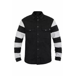 jdl5016-2xl-long-sleeve-motorcycle-shirt-john-doe-prison-black-white
