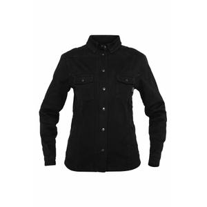 jdl8002-2xl-women-s-long-sleeve-motorcycle-shirt-john-doe-black