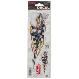 25476-stickers-lethal-threat-checkered-skull-lt00420-multicolour-70x250-mm