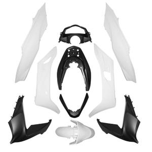 162424-set-of-10-bodywork-fairings-p2r-honda-125-pcx-2014-2016-high-gloss-white-matte-black-one-size
