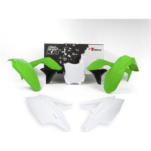 rkitkxfoem517-plastic-fairing-kit-for-motorcycle-racetech-kawasaki-x4-green-white-black-one-size
