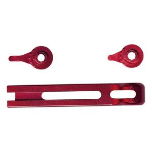 102kr-motorcycle-brake-lever-kit-2extensions-4cursors-racing-technology-folder-red-one-size